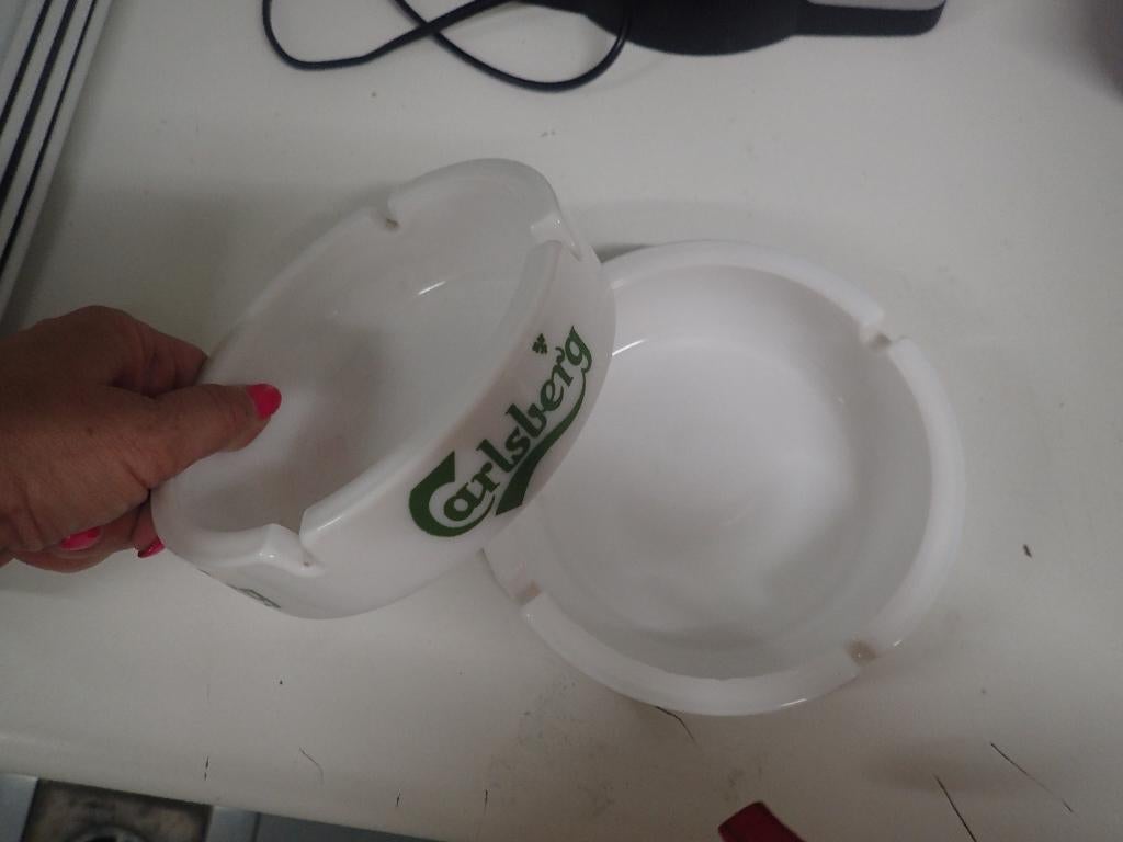2 carlsberg asbakken, Ophalen of Verzenden, Nieuw, Asbak