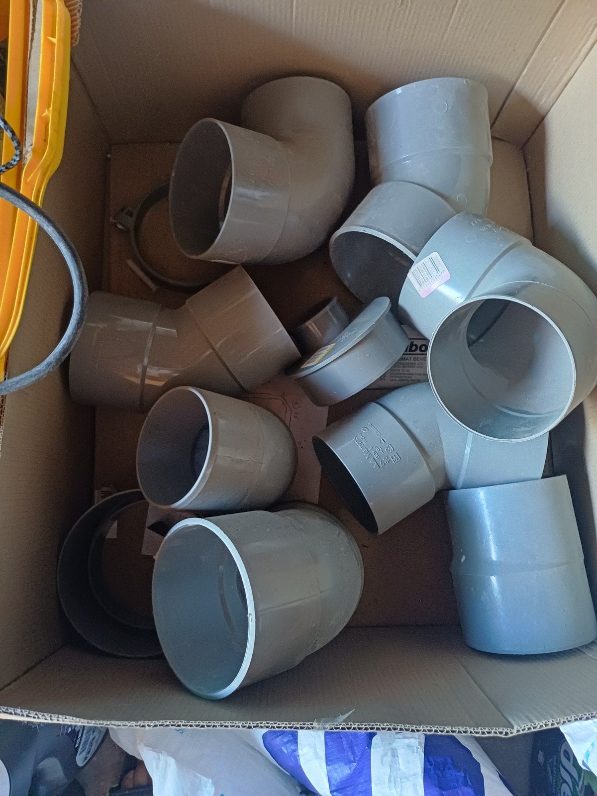 Afvoeraansluiting. Nieuw Pvc, PVC