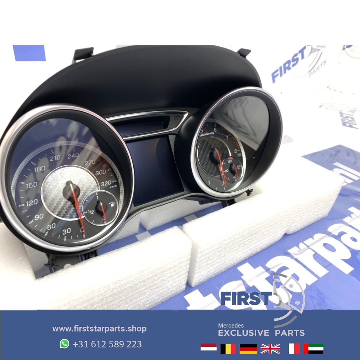 W117 CLA45 AMG TELLER KLOK CLUSTER INSTRUMENT 2013-2018 orig, Utilisé, -, -, Enlèvement ou Envoi