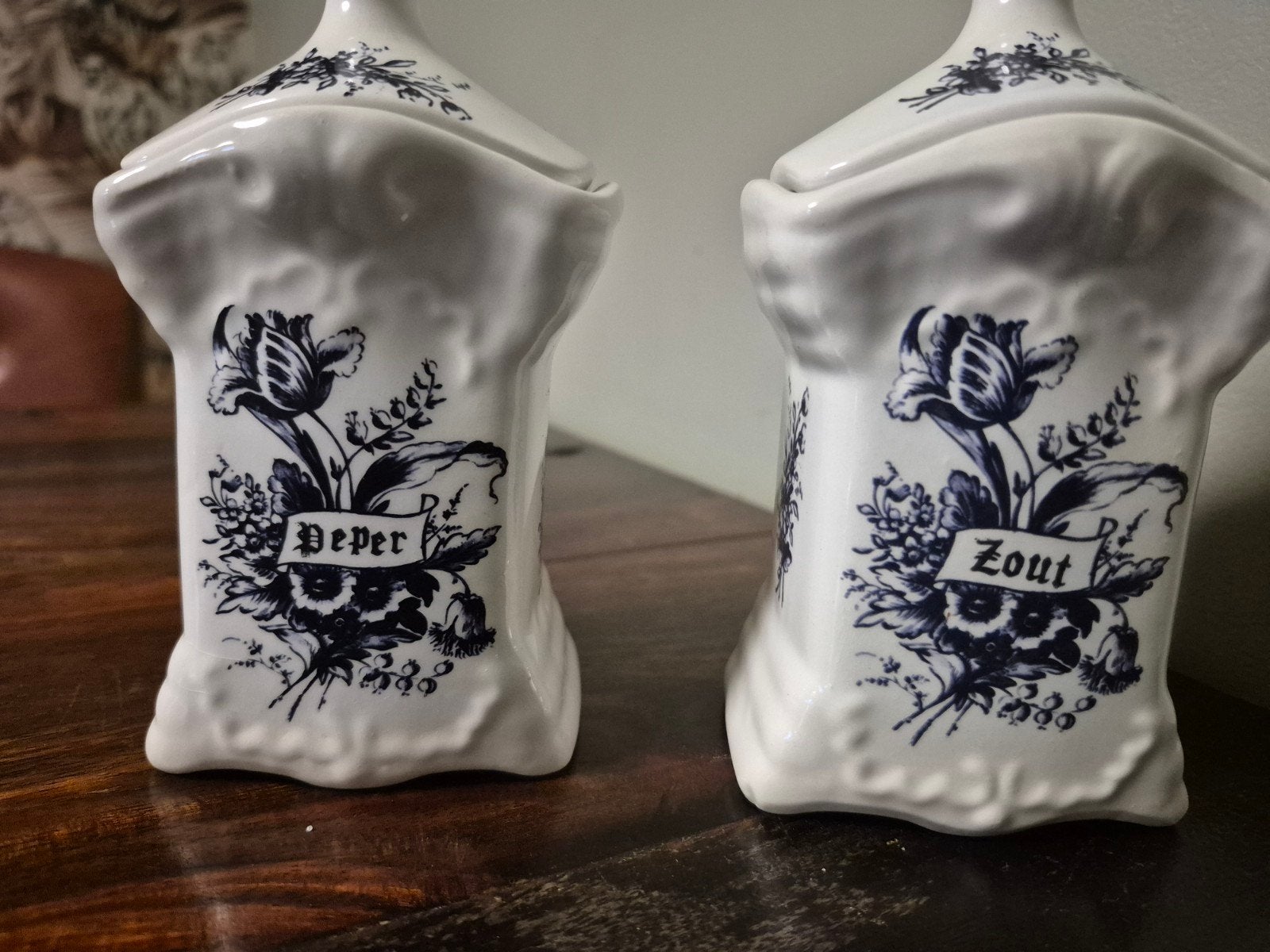 peper en zout delfts blauw uit de jare 40, Ophalen of Verzenden