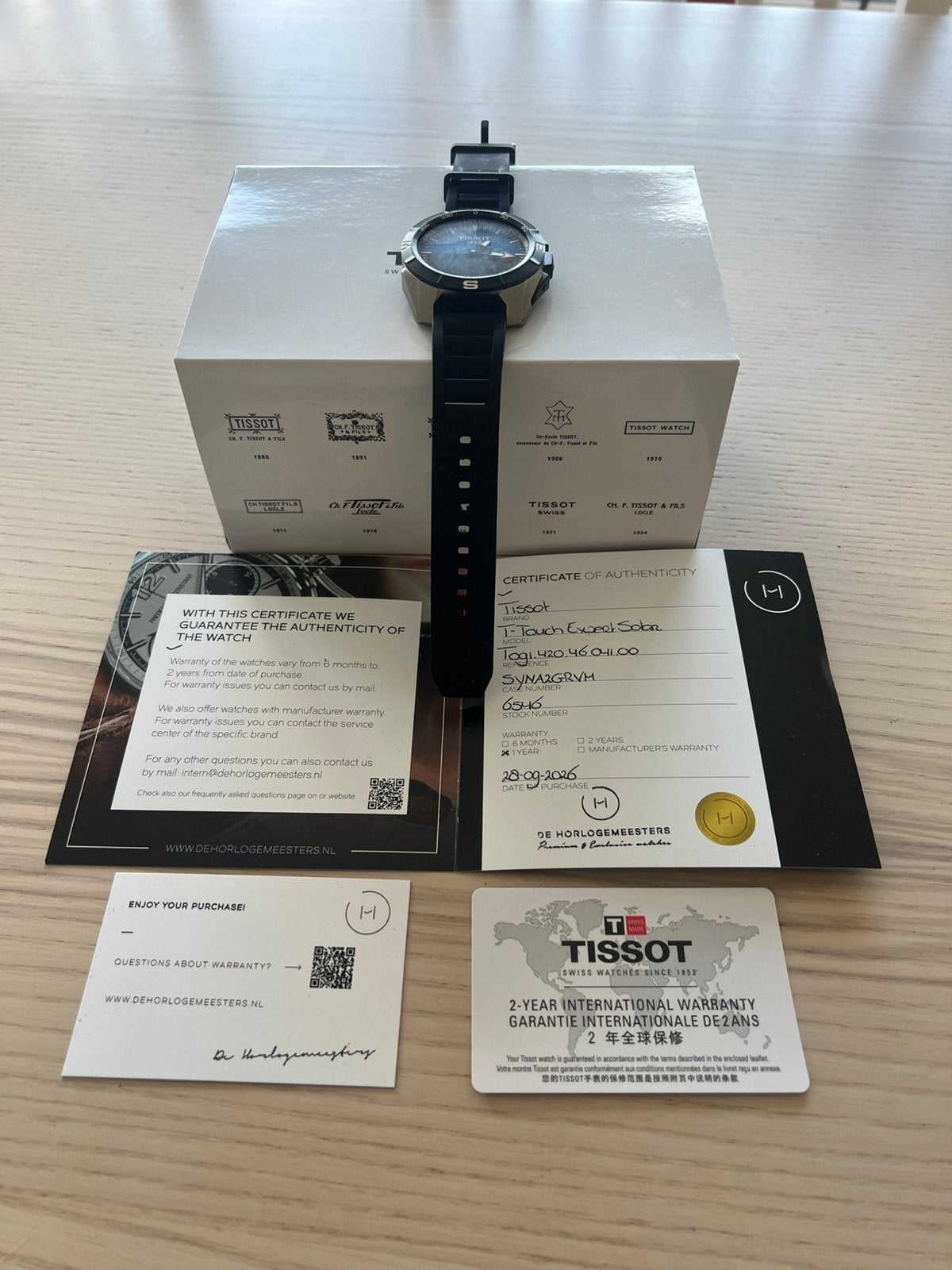 Tissot t-touch exspert solar, Bijoux, Sacs & Beauté, Montre-bracelet, Autres marques, Enlèvement ou Envoi, Comme neuf