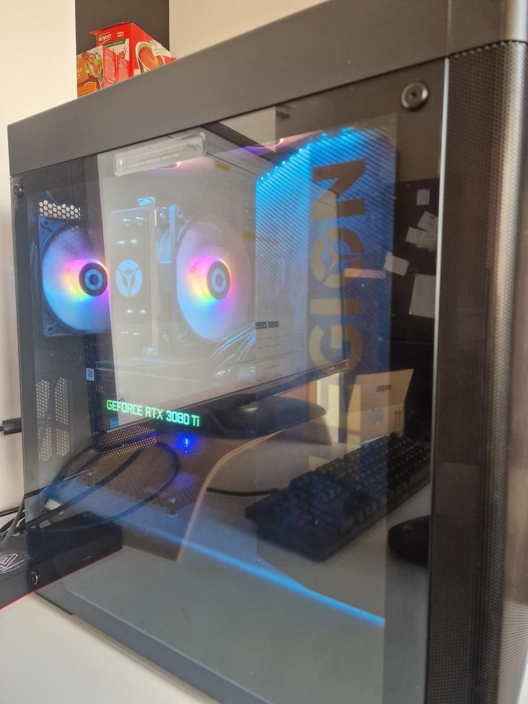 Legion T7 i9, 64GB DDR5, RTX 3080 Ti, 2TB SSD, Computers en Software, Desktop Pc's, Ophalen, 64 GB of meer, Lenovo, SSD