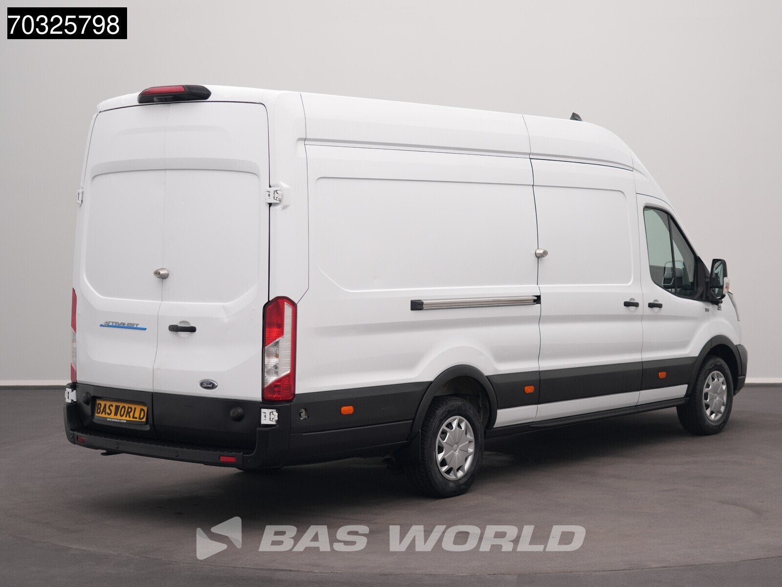 Ford e-Transit 184pk L4H3 L4 Elektrisch 68kWh 317km WLTP Nav, Automaat, Stof, Gebruikt, Parkeersensor