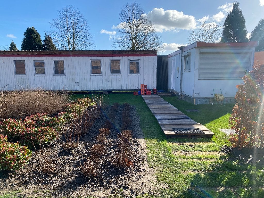 Conteneur habitable/maison d'environ 60m²/entièrement meublé, Enlèvement, Utilisé