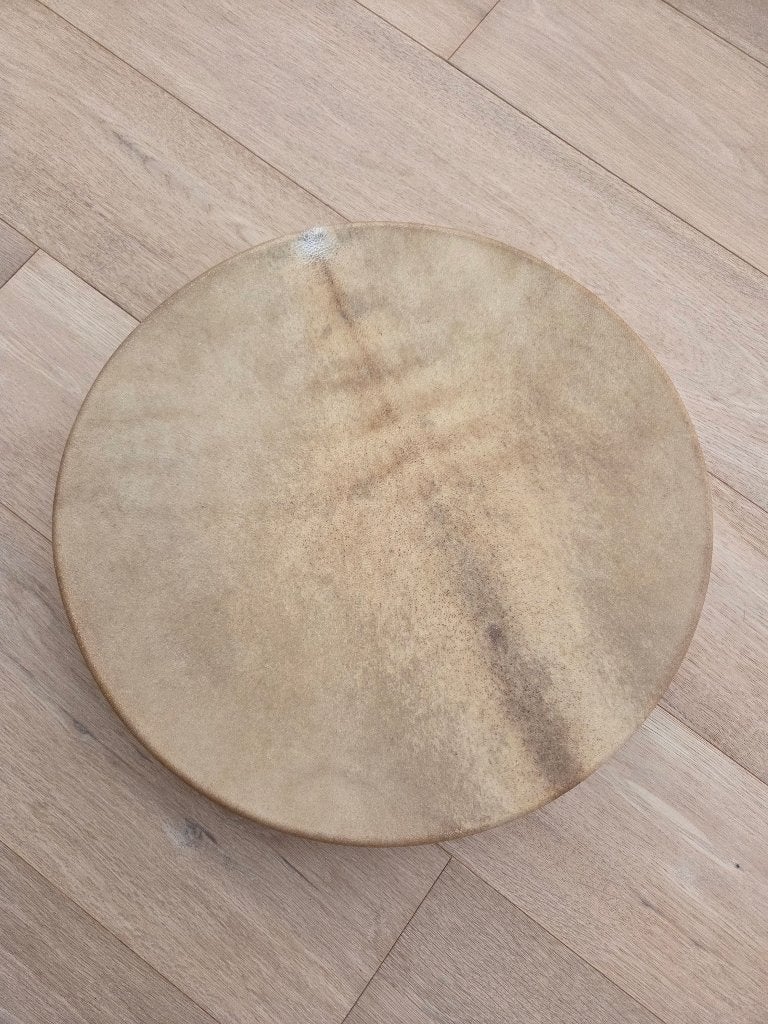 Tambour chamanique artisanal, Enlèvement, Utilisé, Tambour