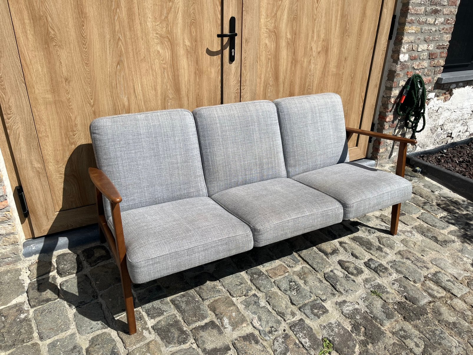 Chaise Ikea Ekenaset, Trois personnes, Banc droit, Comme neuf, Enlèvement