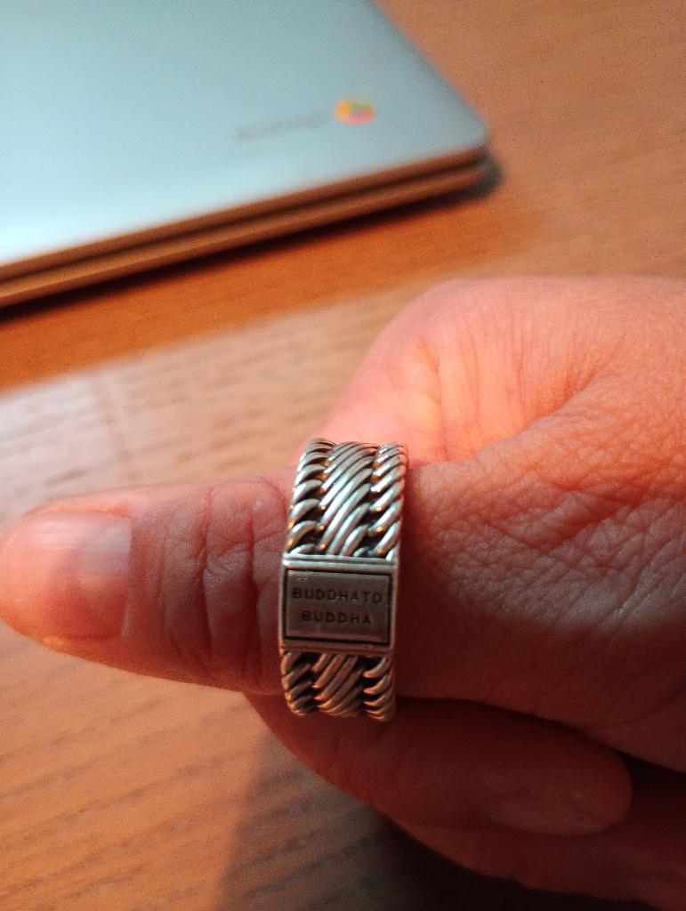 Buddha to Buddha ring, Gebruikt, 20 of groter, Heer, Ophalen of Verzenden