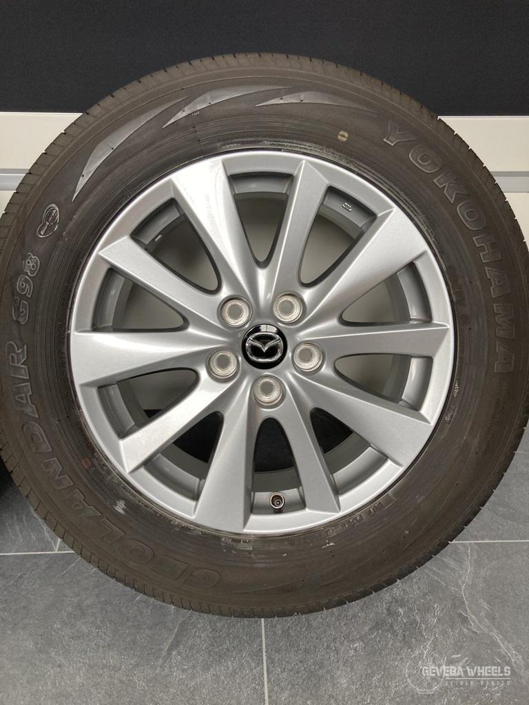 17” originele Mazda CX-5 velgen banden 5x114.3 9965 66 7070, Gebruikt, -, -, Banden en Velgen