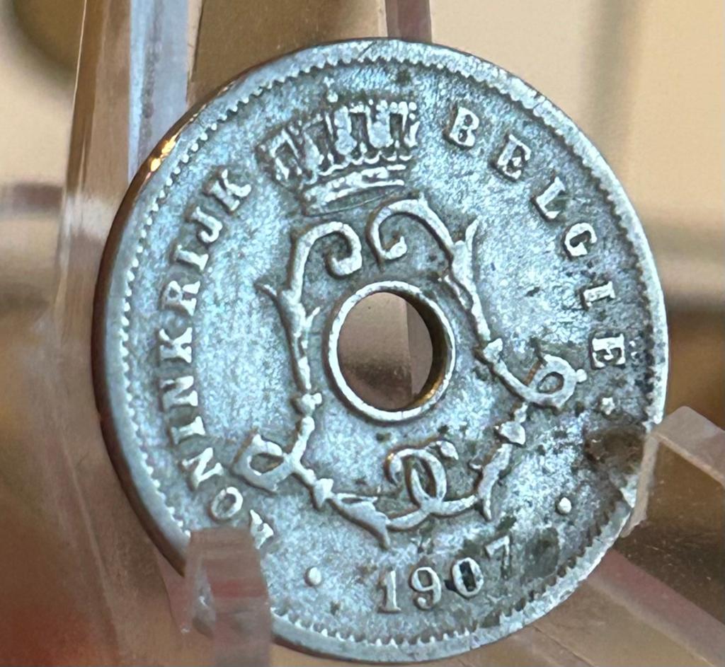 5 cents 1907 Léopold 2 flamand, Envoi