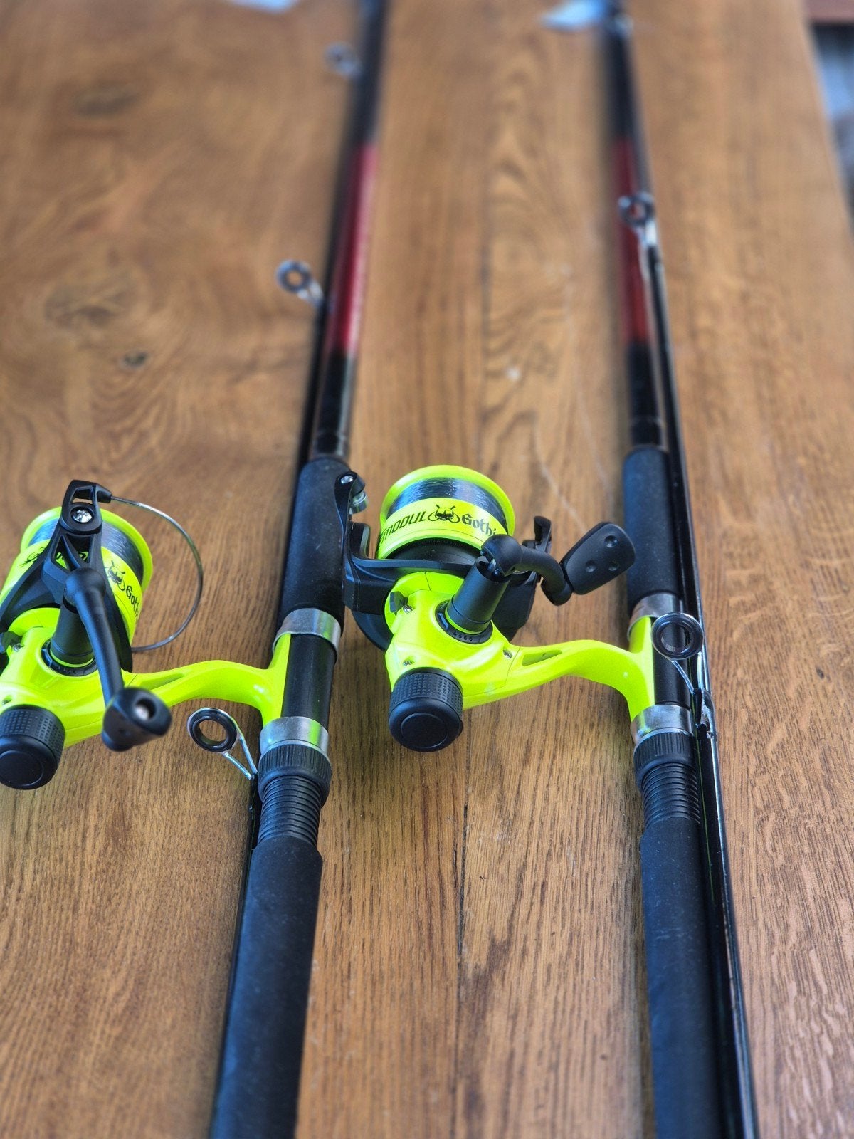 cannes à lancer 240cm Cw jusqu'à 60 gr avec moulinets Balzar, Enlèvement, Neuf, Canne à lancer