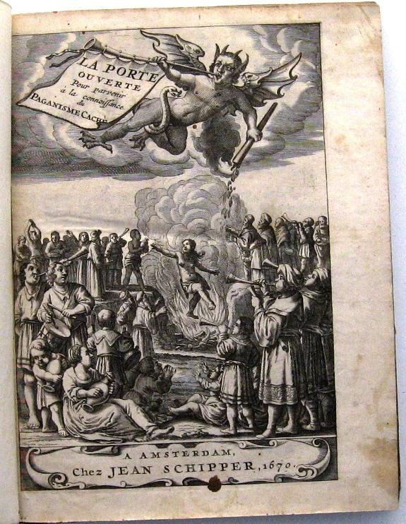 Theatre de l'idolatrie ou La Porte ouverte 1670 Hindoeïsme, Enlèvement ou Envoi