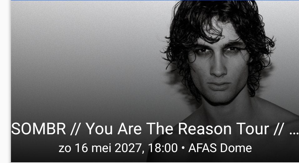 Tickets Sombr Homewrecker vip package, Tickets & Billets, Concerts | Pop, Deux personnes, Mai