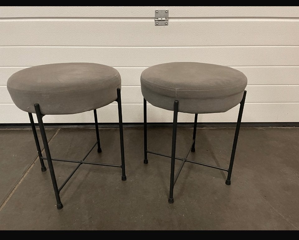 tabourets modernes tabourets bas pouf, Enlèvement ou Envoi, Comme neuf, Fer
