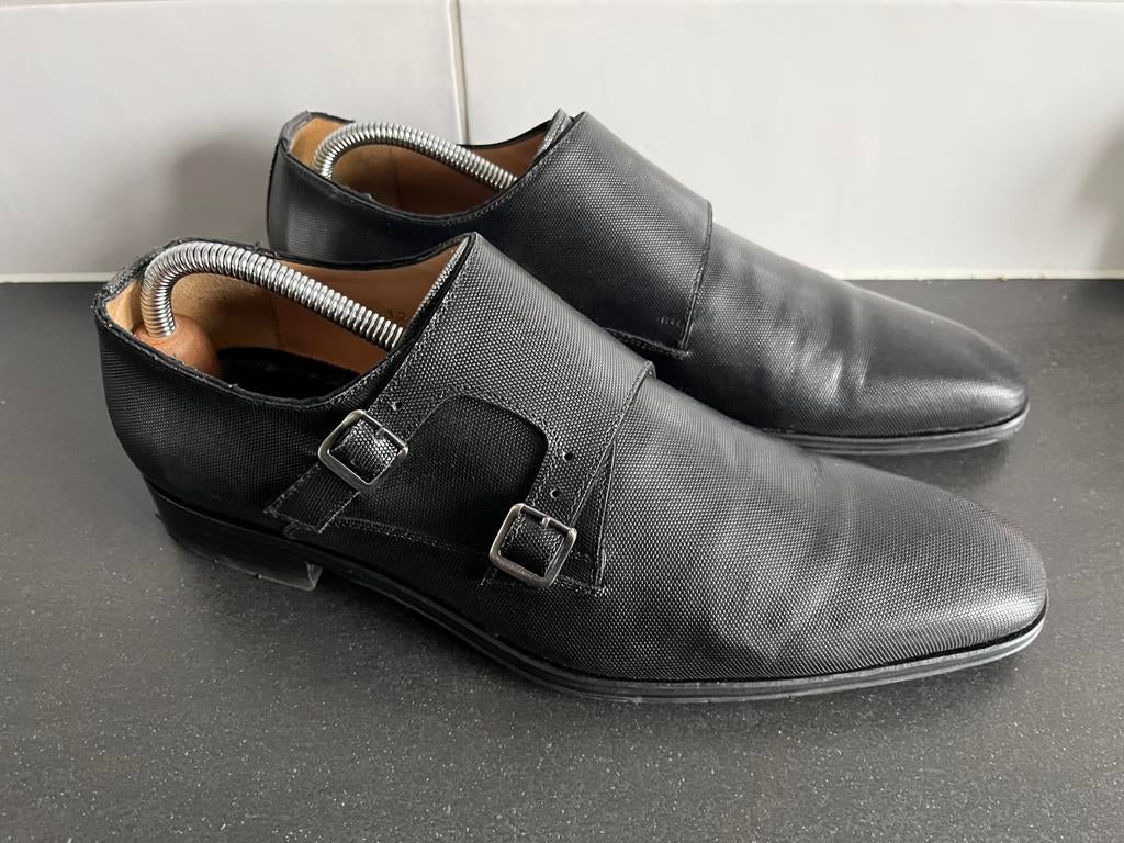 Van Bommel herenschoenen maat 9.5 / 43.5, Kleding | Heren, Schoenen, Zwart, Ophalen of Verzenden, Gespschoenen, Zo goed als nieuw