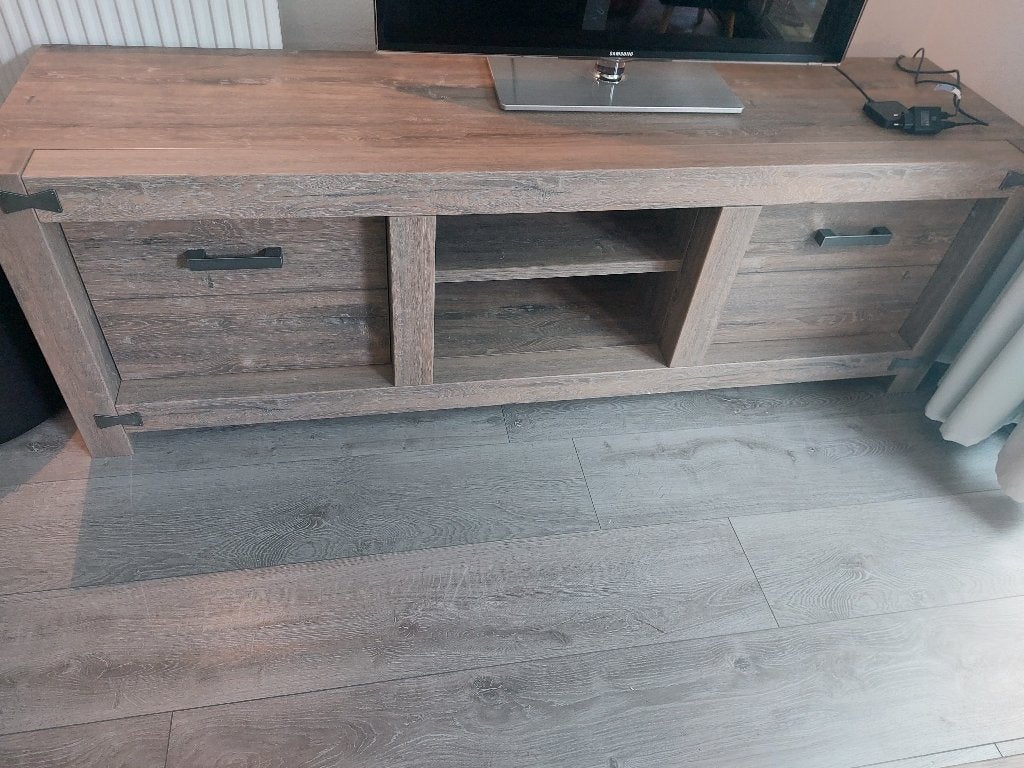 TV-meubel met of zonder TV, Ophalen, 150 tot 200 cm, Zo goed als nieuw, Minder dan 100 cm