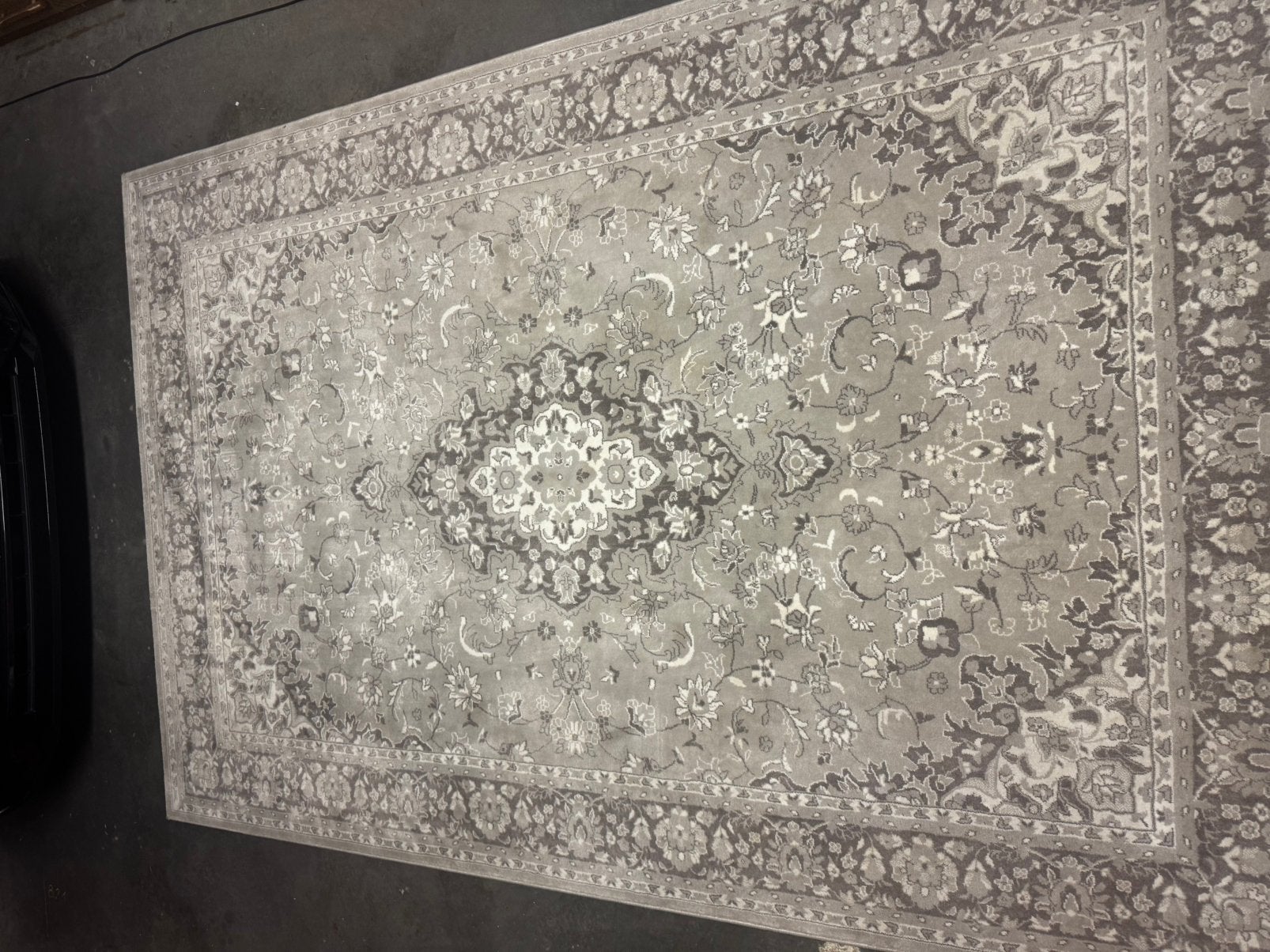 Mat met perzisch geïnspireerd motief, Huis en Inrichting, Stoffering | Tapijten en Vloerkleden, Ophalen, Gebruikt, 200 cm of meer