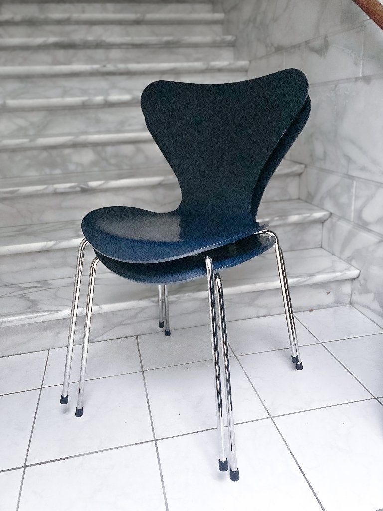 chaise Arne Jacobsen, Maison & Meubles, Enlèvement, Utilisé, Bois, Deux
