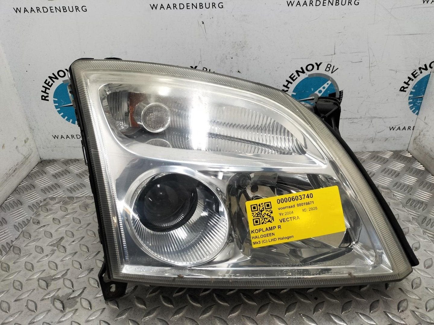 OPEL VECTRA C 2.2-16V Elegance KOPLAMP R 2004, Ophalen of Verzenden, Gebruikt, ARN erkend