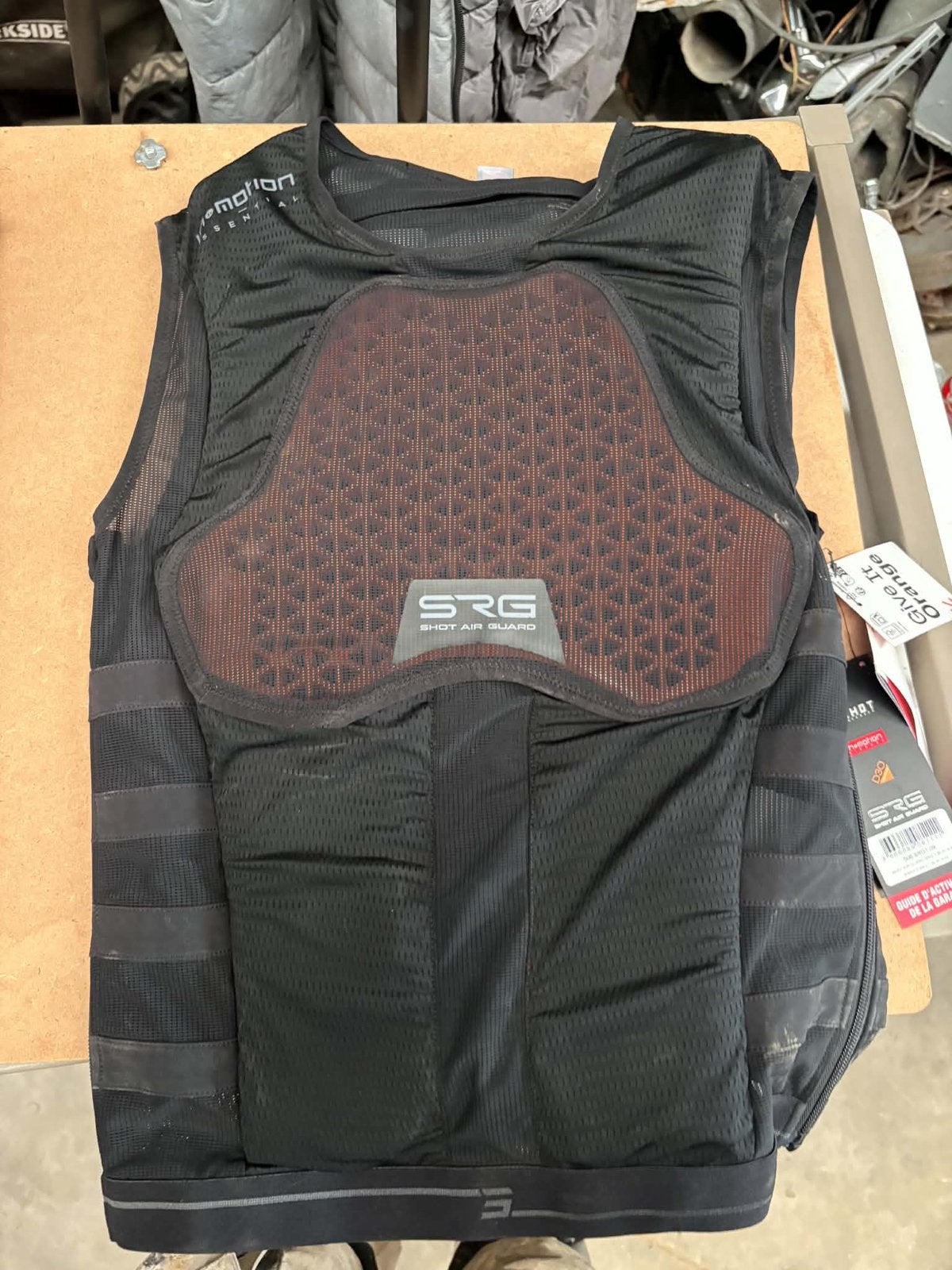 Gilet de protection airbag shot race pour motocross, Motos, Enlèvement, Comme neuf