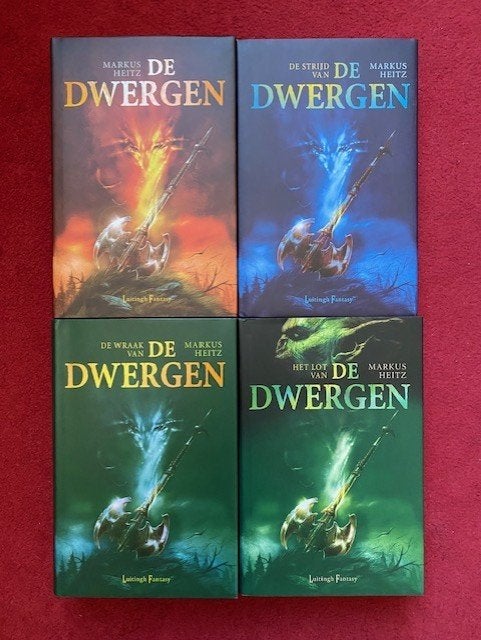 MARKUS HEITZ DE DWERGEN MOOIE GROTE GENUMMERDE HARDCOVERS NI, Ophalen of Verzenden