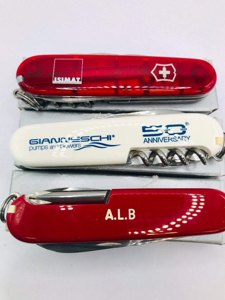 3x Victorinox Spartan/Tinker With advertisement or name  S3, Ophalen of Verzenden, Zo goed als nieuw