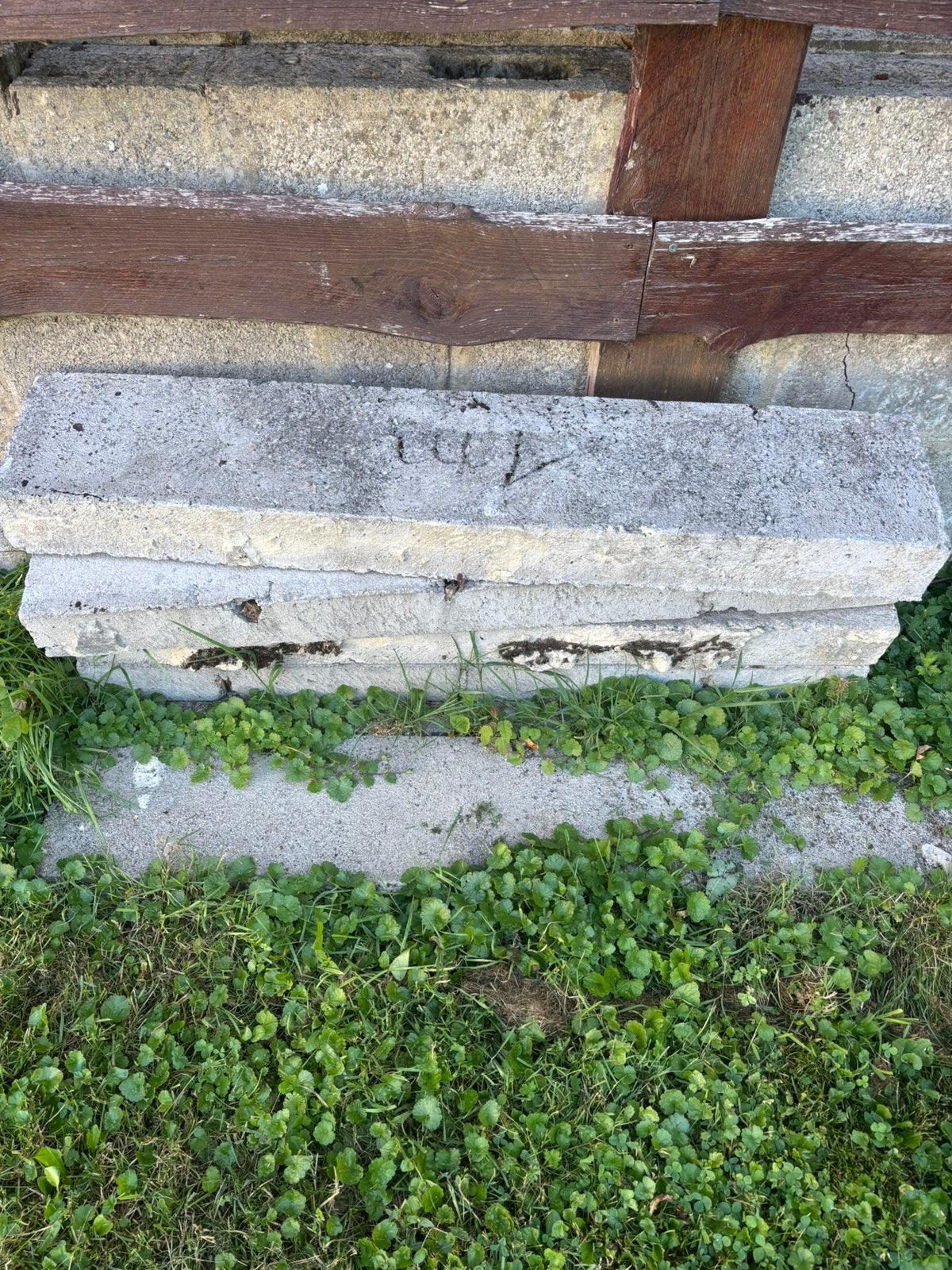 Bordure beton 1m, Enlèvement, Béton, Bordure