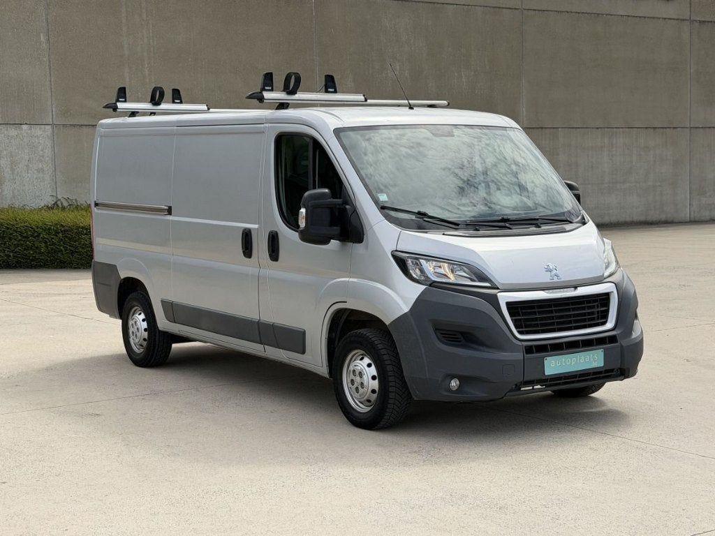 Peugeot Boxer 2017 L2H1 Camera Trekhaak Inbouwkasten Airco, Auto's, 4 deurs, 120 kW, Bedrijf, Start-stop-systeem
