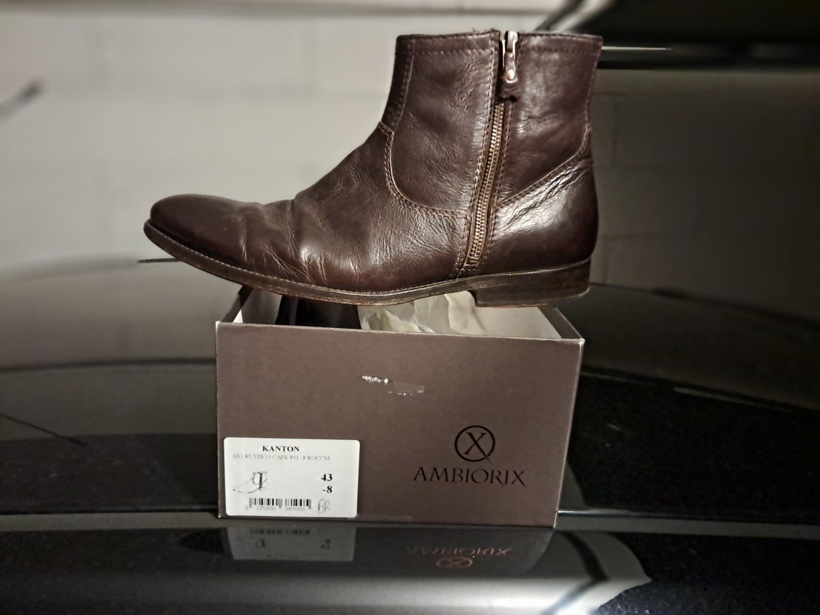 bruine Ambiorix botten voor heren maat 43, Ambiorix, Bottes, Comme neuf, Brun