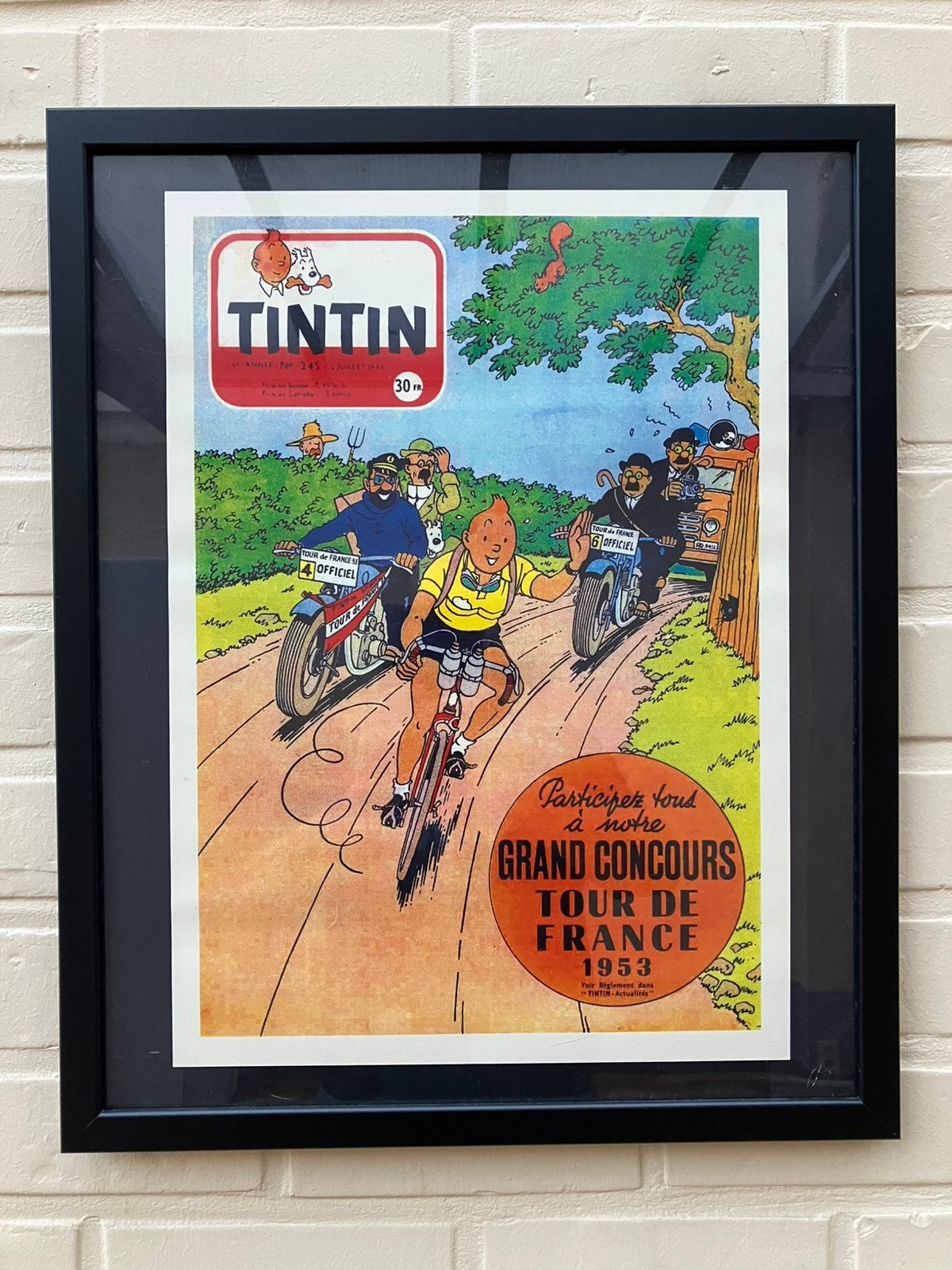 Tintin - Tintin Tour de France 1953, Enlèvement ou Envoi, Tintin, Comme neuf