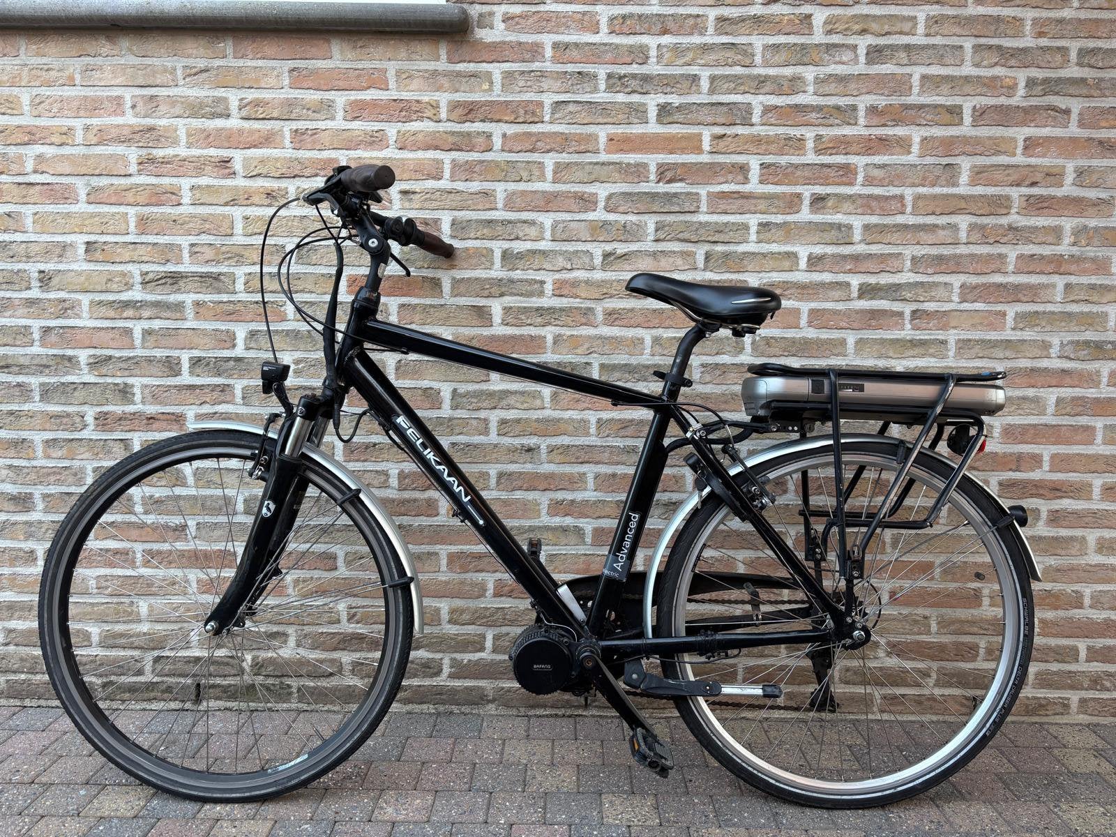 Elektrische herenfiets +/- maat 57  Slechts 3532 km, Fietsen en Brommers, Minder dan 10 versnellingen, Gebruikt, Velgrem, 57 tot 61 cm
