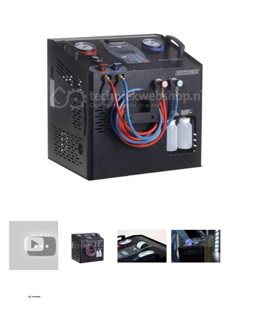 aircomachine R134a, Ophalen, Zo goed als nieuw