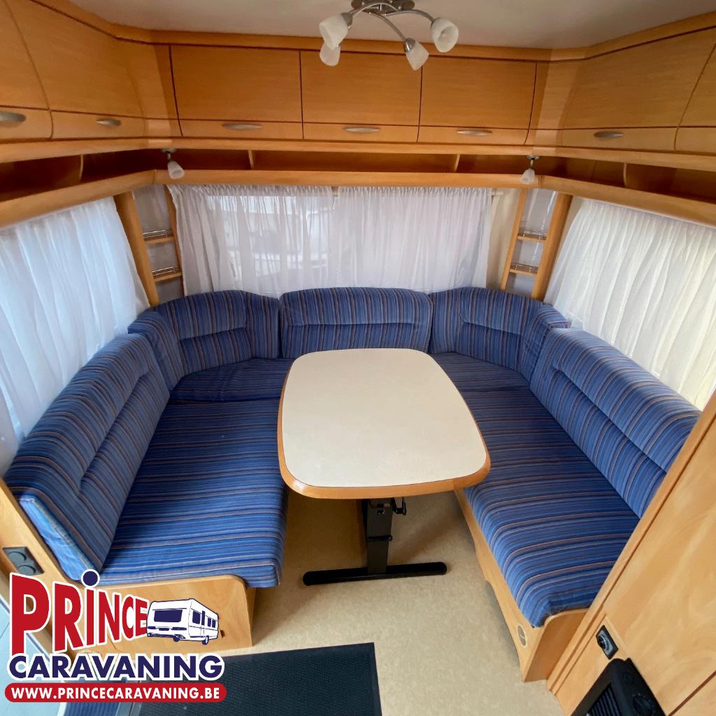 Fendt Saphir 490 TF 2008 - Prince Caravaning, Caravans en Kamperen, Bedrijf, Dwarsbed, Douche, Tot en met 4