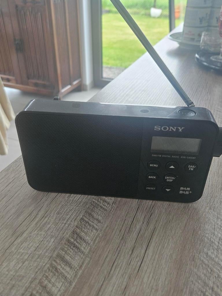 Sony XDR-S40D DAB+/FM draagbare radio, Ophalen of Verzenden, Zo goed als nieuw, Radio