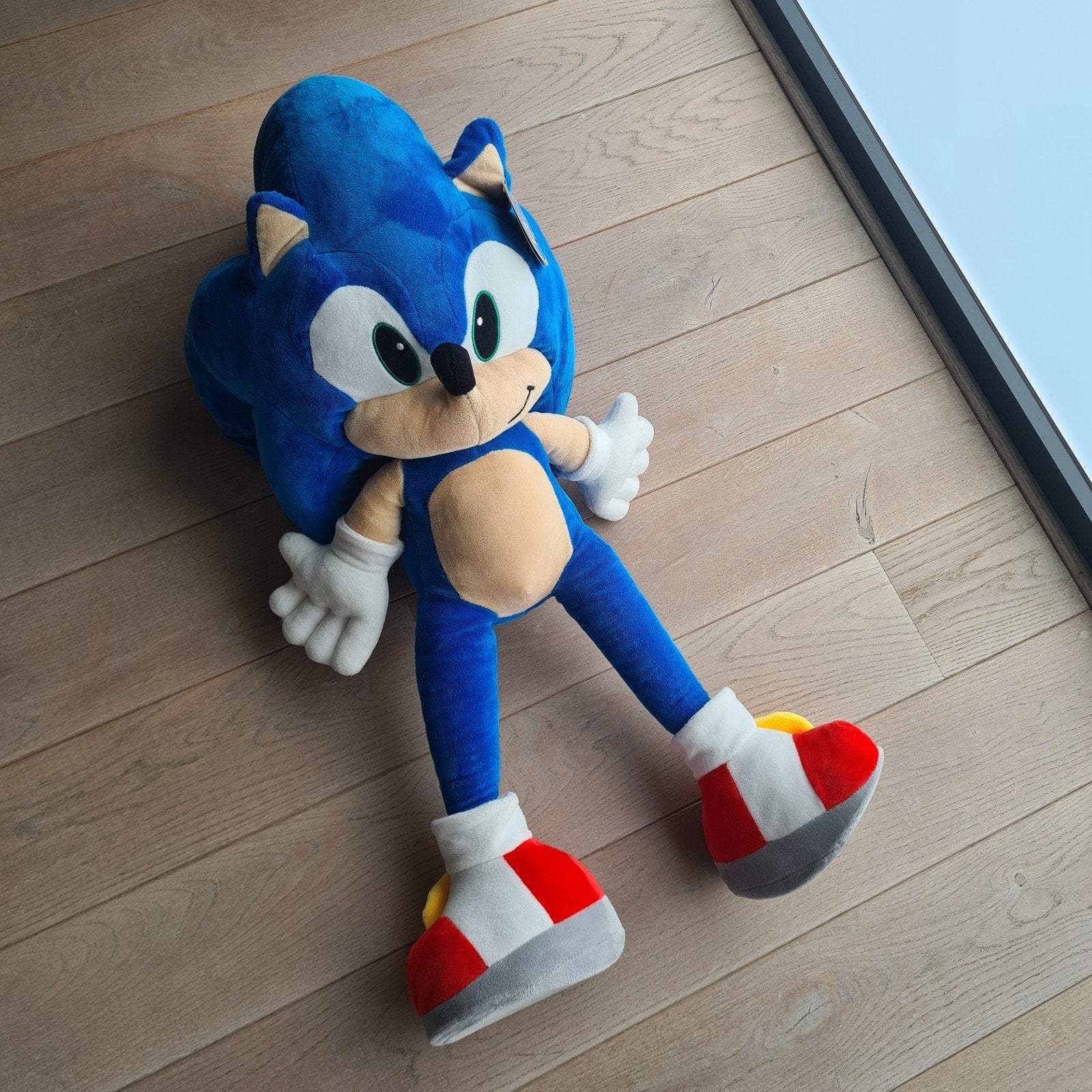 Grote Sega Sonic knuffel., Ophalen of Verzenden, Nintendo, Nieuw