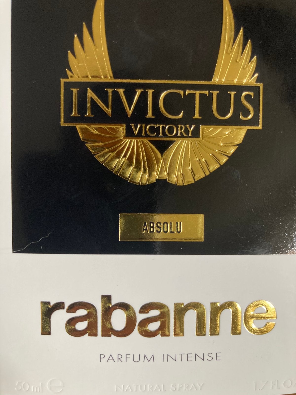 Paco Rabanne Invictus Victory Absolu Parfum vaderdag 50ml, Collections, Parfums, Enlèvement, Neuf, Bouteille de parfum, Plein