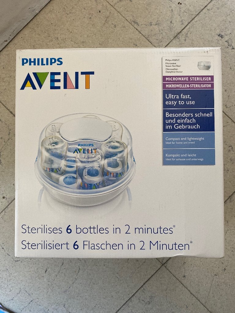 2 flessen sterilisatoren Avent, Ophalen, Gebruikt