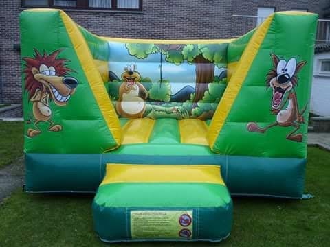 Springkasteel 3 x 4m, Enlèvement, Utilisé