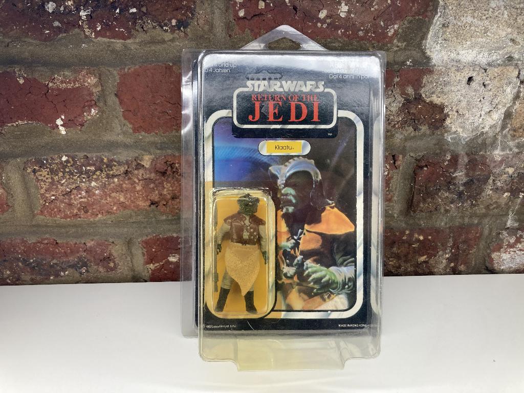 Vintage Star Wars „Klaatu” figuur in blisterverpakking, Ophalen of Verzenden, Nieuw, Actiefiguurtje