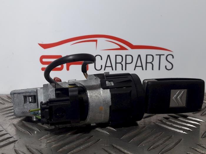 Serrure de contact + clé d'un Citroen C3 Picasso, -, 3 mois de garantie, Utilisé, -