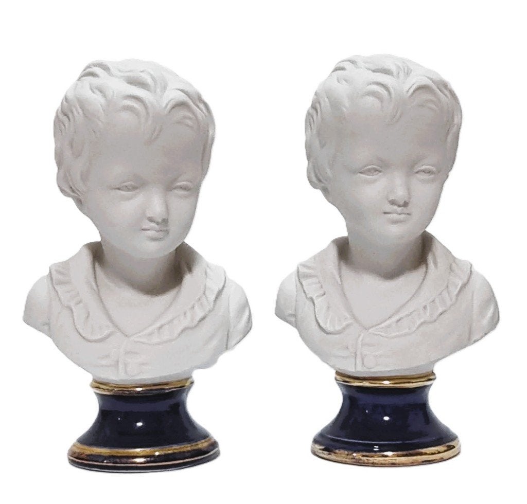 Sculptures en porcelaine biscuitée., Enlèvement ou Envoi, Comme neuf, Autres types