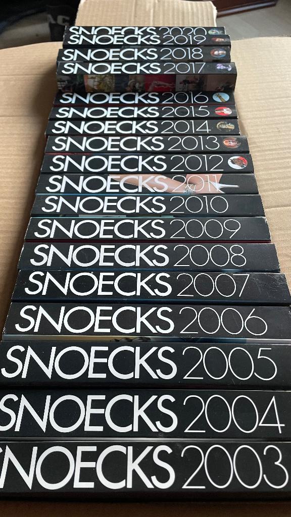 Snoecks collectie 1985 tot 2021, Boeken, Ophalen, SNOECKX, Zo goed als nieuw, Overige onderwerpen