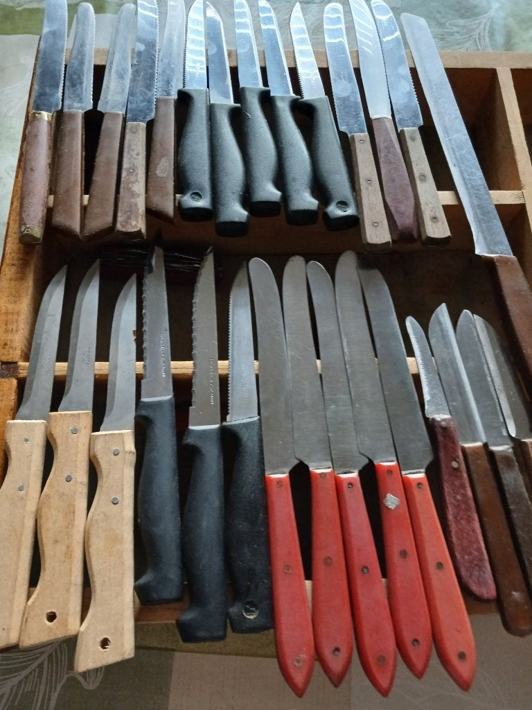 Lot de couteaux, Enlèvement, Utilisé