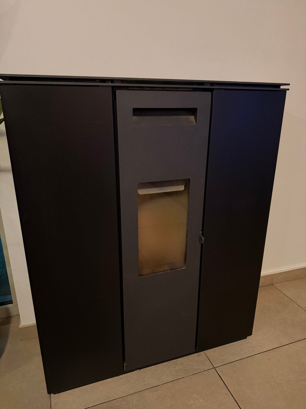 Pelletkachel Eva Calor 11Kw, Huis en Inrichting, Kachels, Ophalen, Gebruikt, Pelletkachel, Vrijstaand