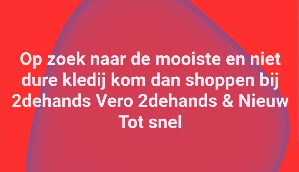 Op zoek naar de mooiste en niet dure kledij ?, Ophalen of Verzenden, Nieuw