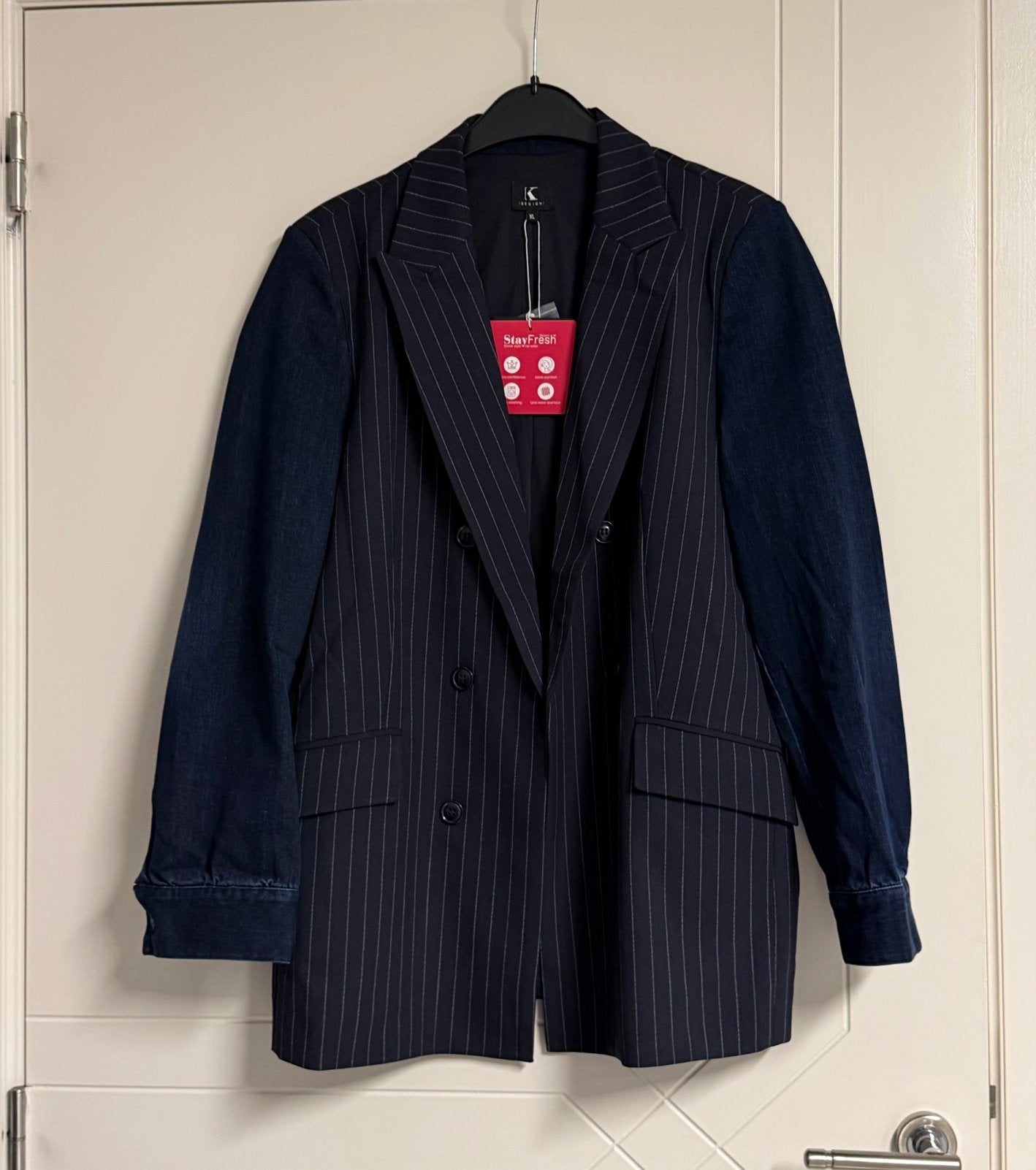 Nieuwe dames blazer van KDesign (xl), Kleding | Dames, Ophalen, Blauw, Maat 46/48 (XL) of groter, Nieuw