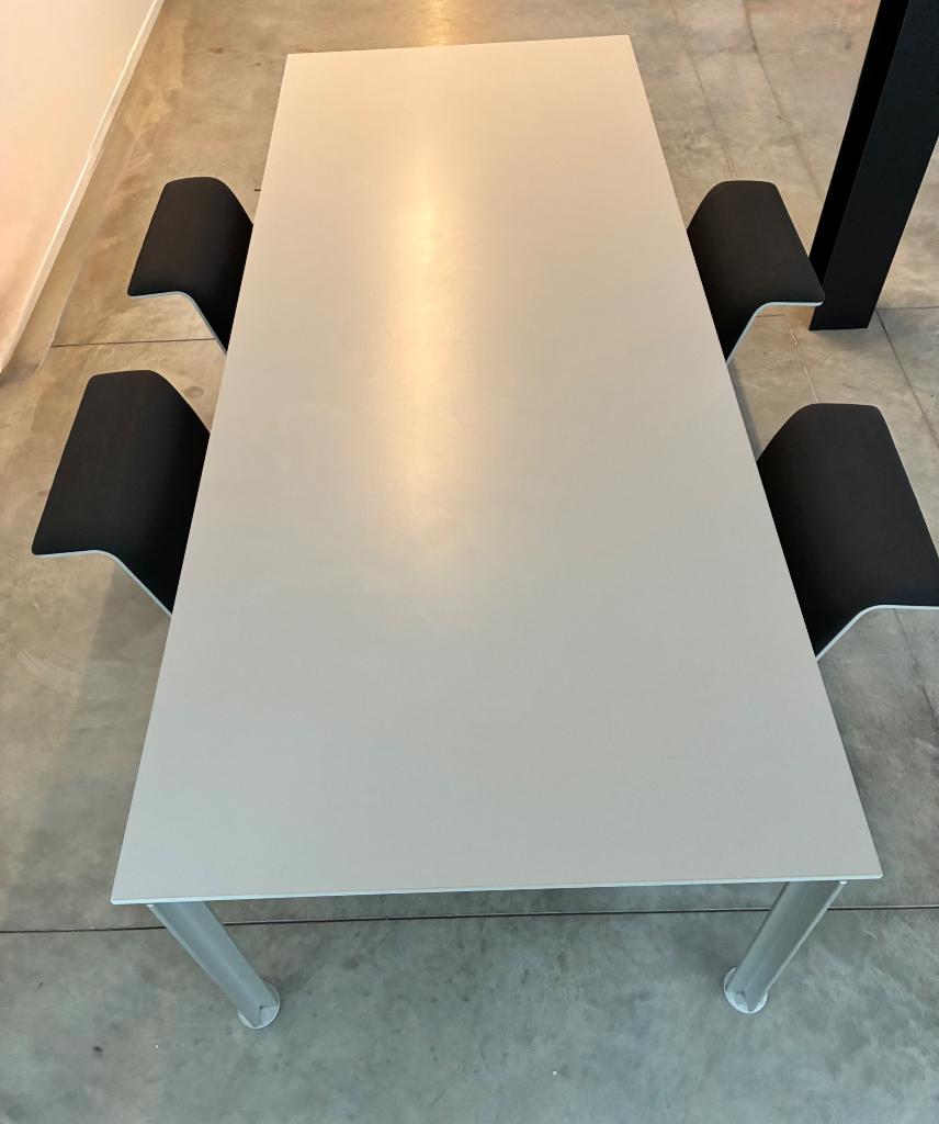 bureau + 4 chaises + meubles tiroirs, Maison & Meubles, Autres marques, Bureau d'ordinateur, Comme neuf, Enlèvement