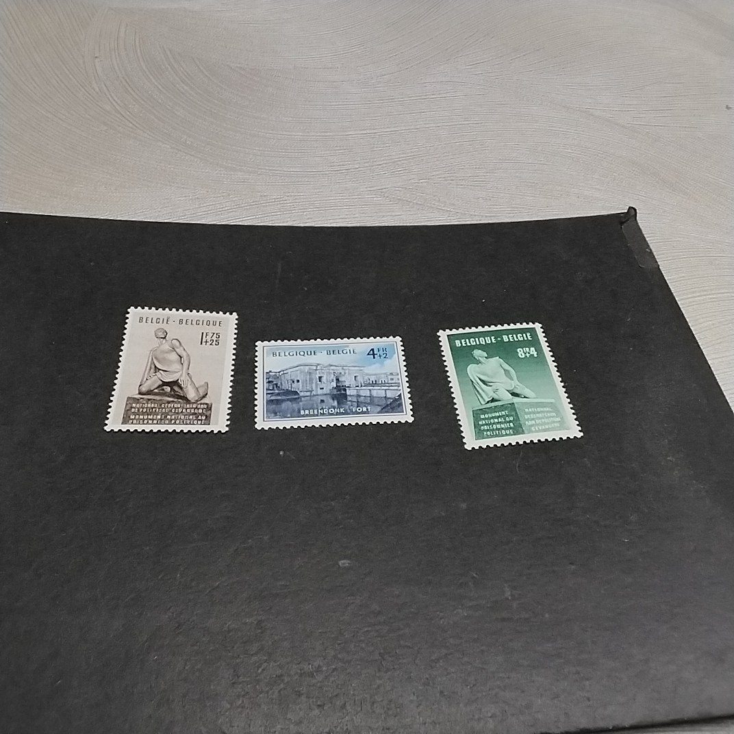 Charnière BELGIE 860/862 avec encoche 38.00€, Enlèvement ou Envoi