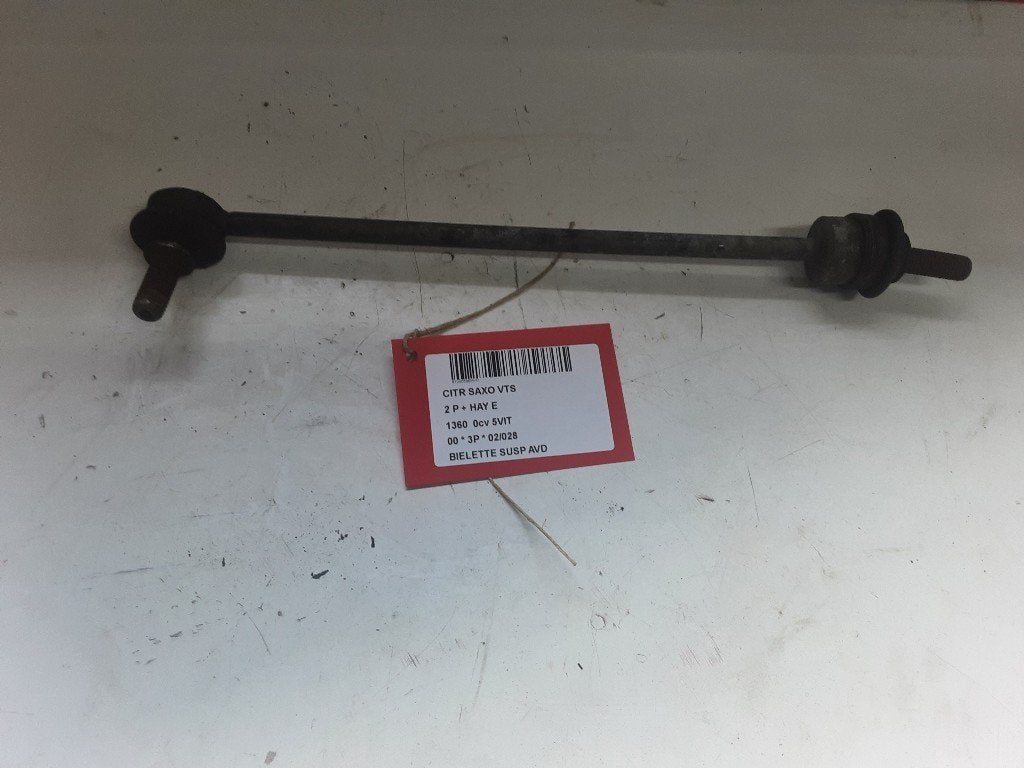BIELLETTE DE BARRE STABILISATRICE AVANT DROIT Citroën Saxo, Citroën, Mevr. I. Hauben, Utilisé, Rue de l'Espoir 34 34
4030  GRIVEGNÉE, BE