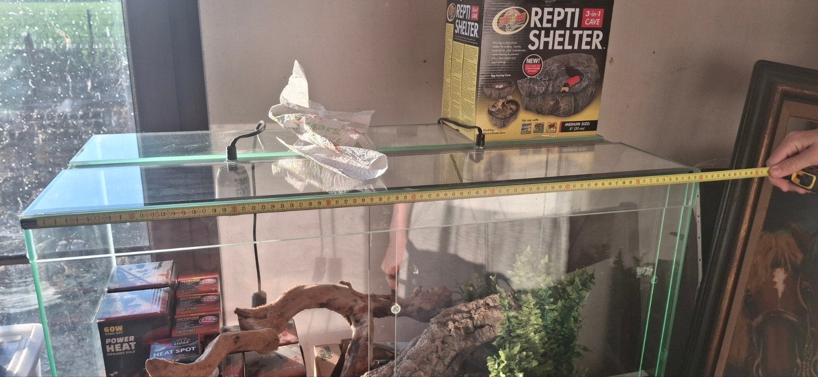 Terrarium 80 x 40 x 50 cm, Tickets & Billets, Loisirs | Parcs d'attractions, Une personne