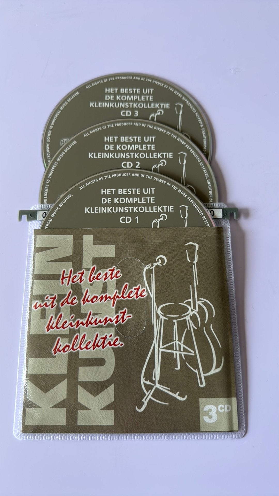 Beste uit de Komplete Kleinkunstkollektie – 3CD, Cd's en Dvd's, Cd's | Nederlandstalig, Ophalen of Verzenden